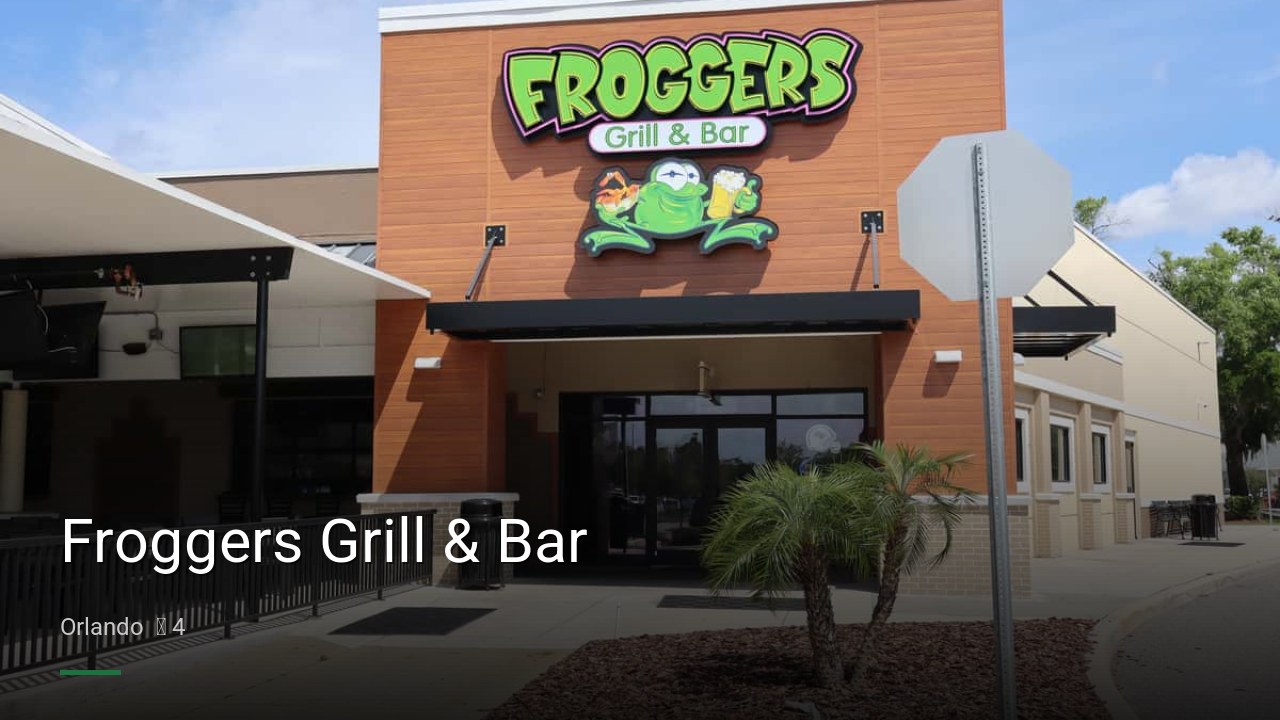 Froggers Grill & Bar - Sports Bars in Orlando
