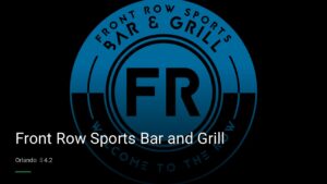 Front Row Sports Bar and Grill — Sports bars in Orlando