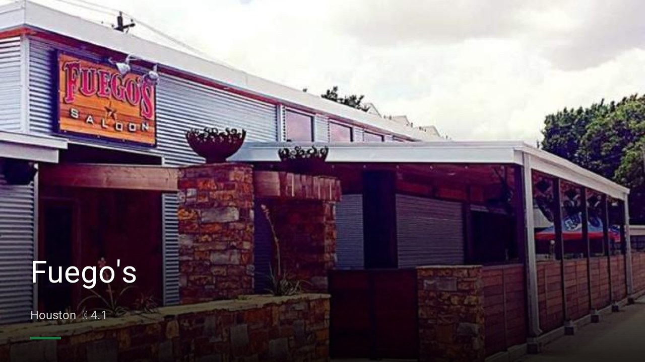 Fuego’s — Sports bars in Houston