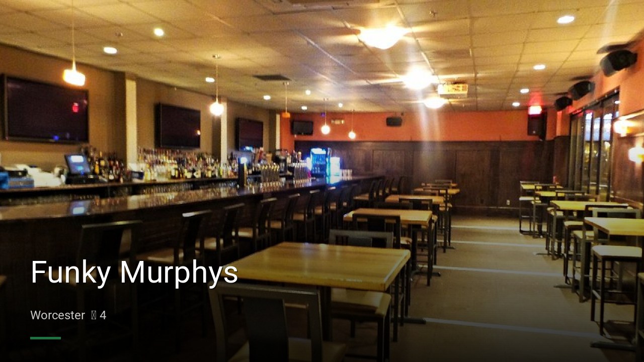 Funky Murphys - Sports Bars in Worcester