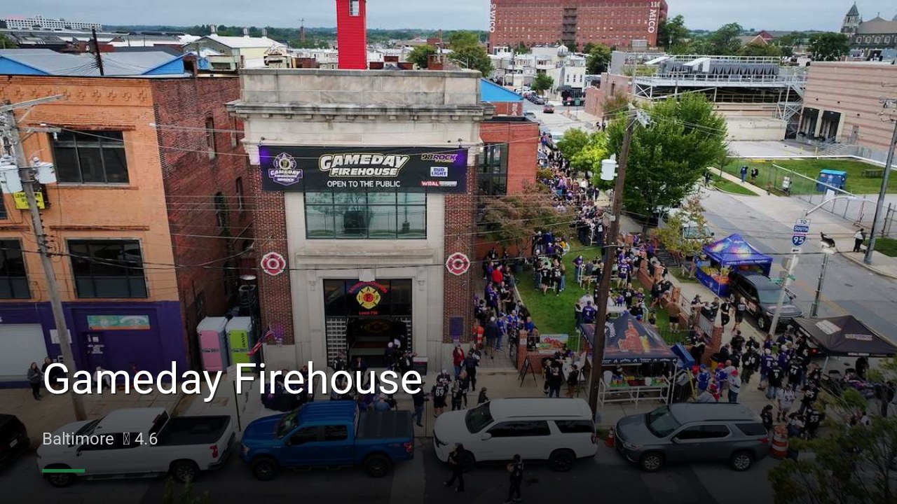 Gameday Firehouse - Sports Bars in Baltimore