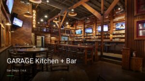 GARAGE Kitchen + Bar — Sports bars in San Diego