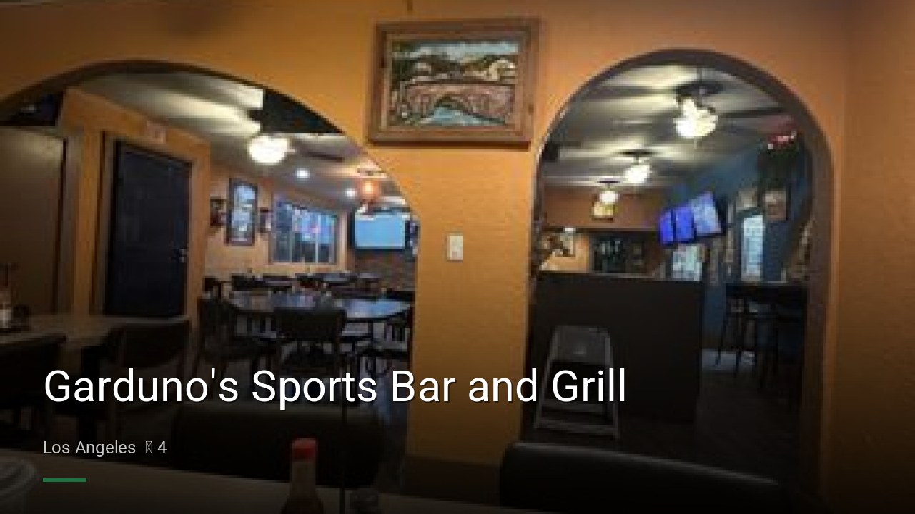 Garduno's Sports Bar and Grill - Sports Bars in Los Angeles