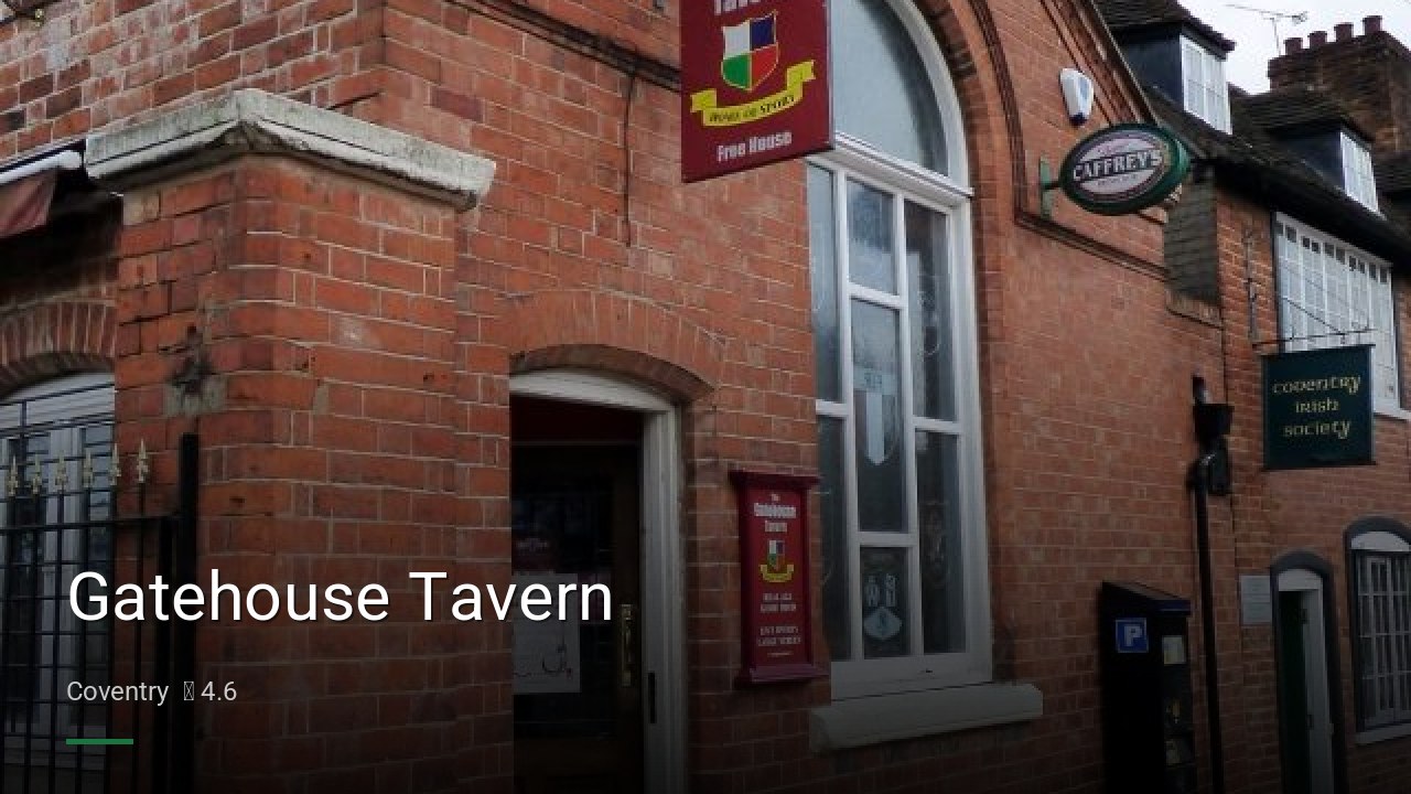 Gatehouse Tavern - Sports Bars in Coventry