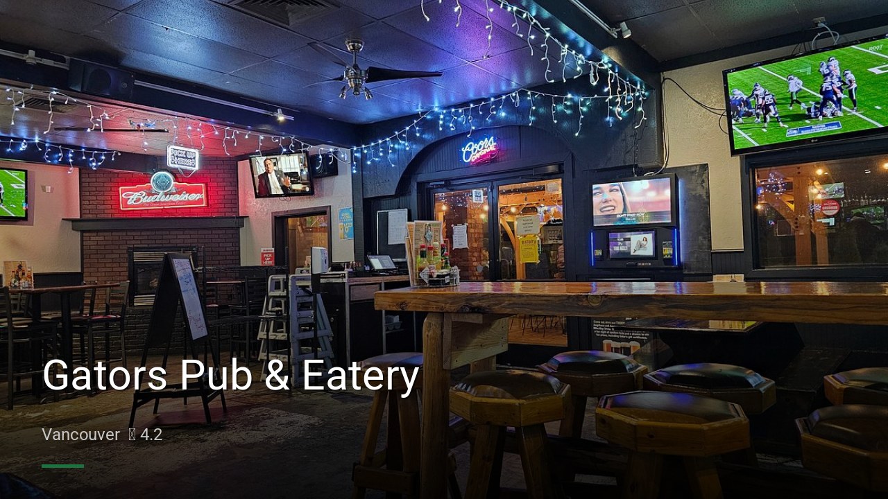 Gators Pub & Eatery - Sports Bars in Vancouver