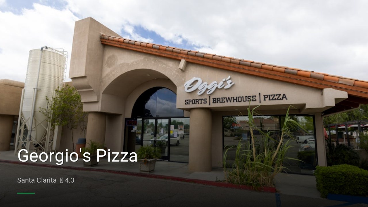 Georgio's Pizza - Sports Bars in Santa Clarita