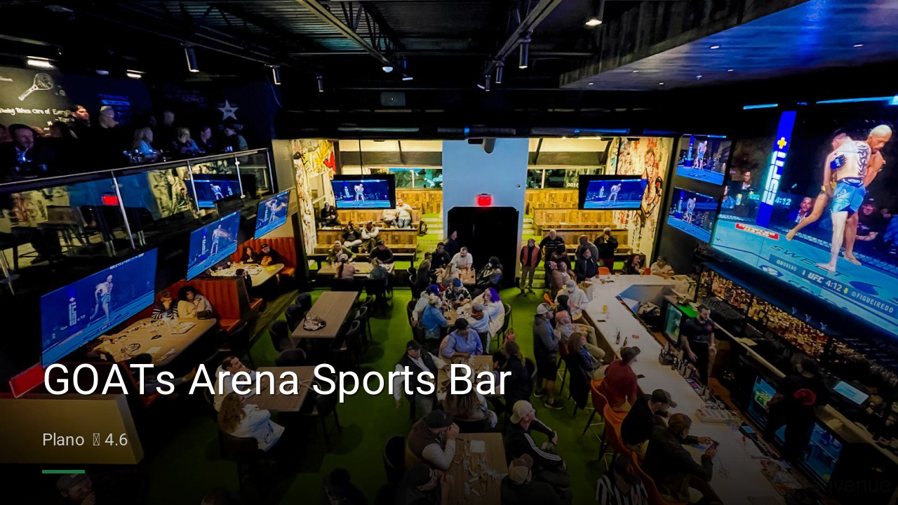 GOATs Arena Sports Bar - Sports Bars in Plano