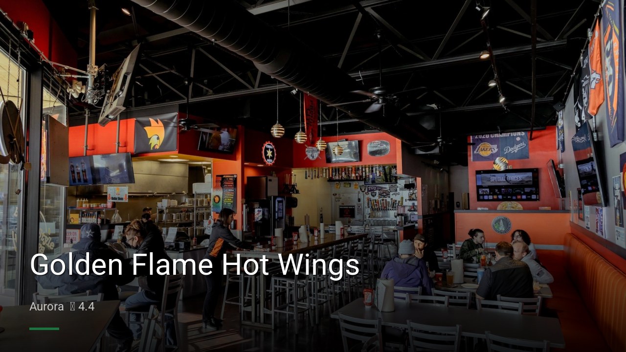 Golden Flame Hot Wings - Sports Bars in Aurora