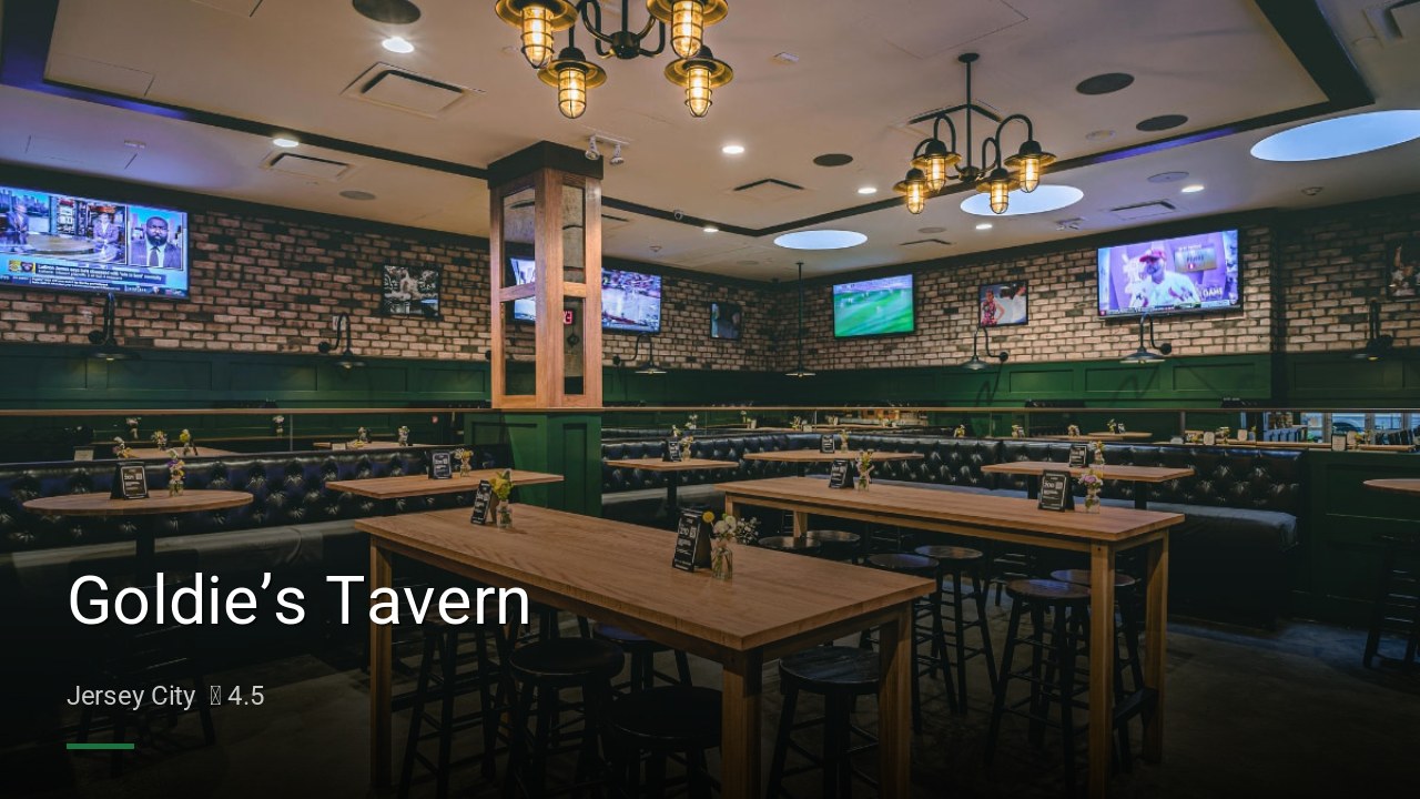 Goldie’s Tavern - Sports Bars in Jersey City