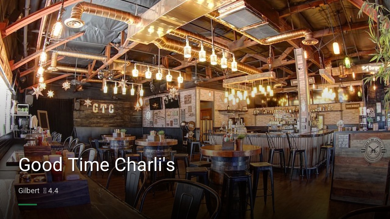 Good Time Charli's - Sports Bars in Gilbert