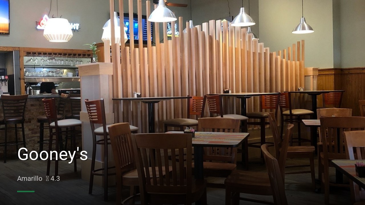 Gooney's - Sports Bars in Amarillo