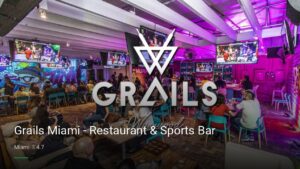 Grails Miami – Restaurant & Sports Bar — Sports bars in Miami