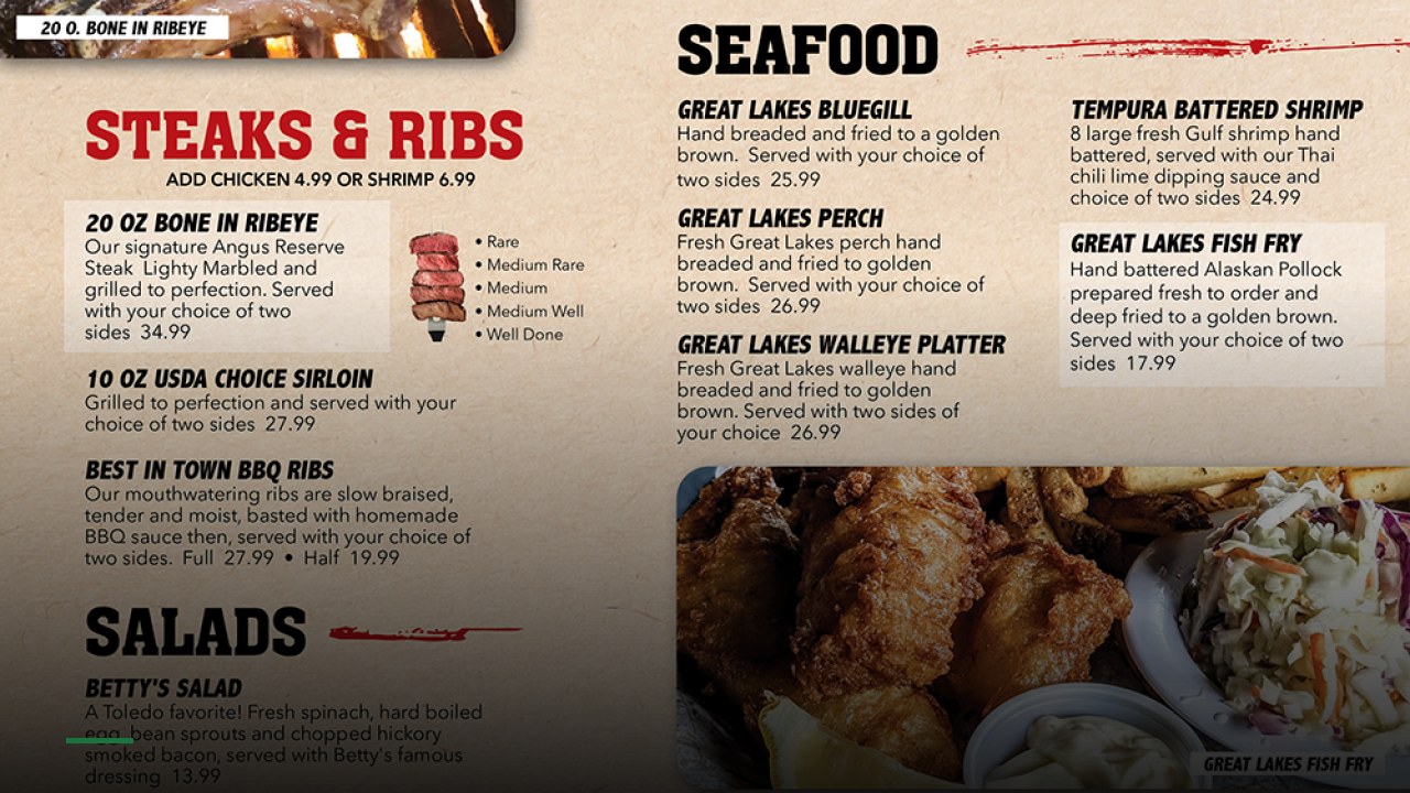 Great Lakes Eatery & Pub - Sports Bars in Toledo