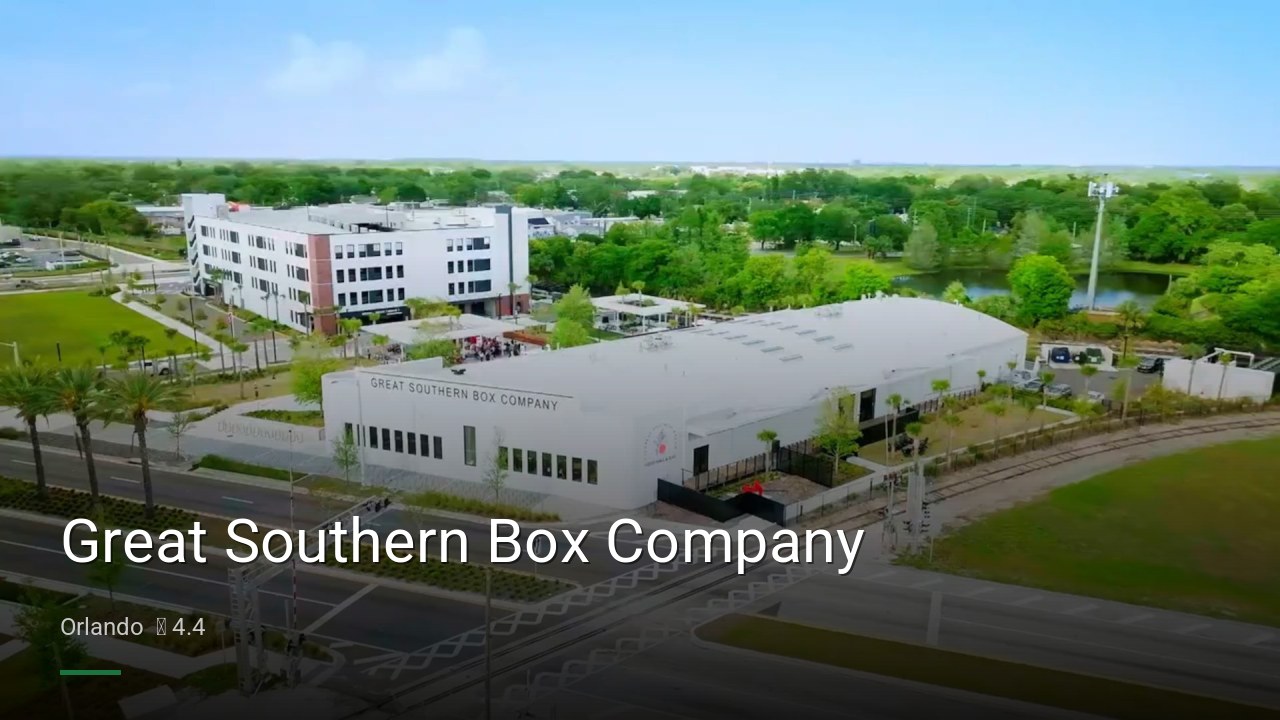 Great Southern Box Company - Sports Bars in Orlando