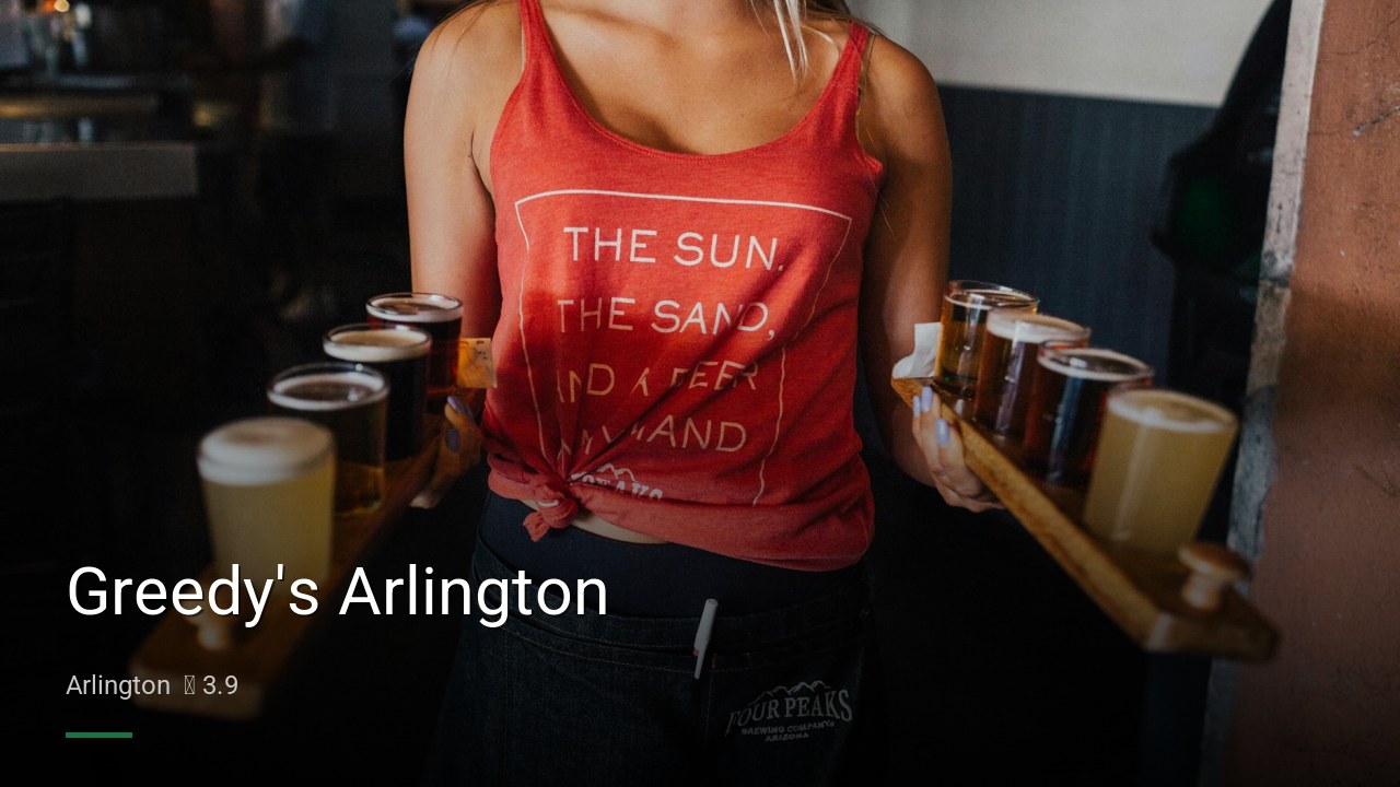 Greedy’s Arlington — Sports bars in Arlington