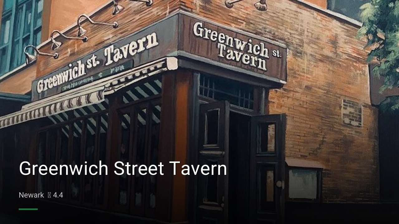 Greenwich Street Tavern - Sports Bars in Newark