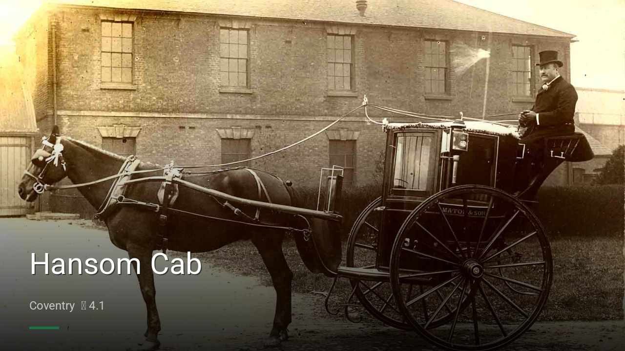 Hansom Cab - Sports Bars in Coventry