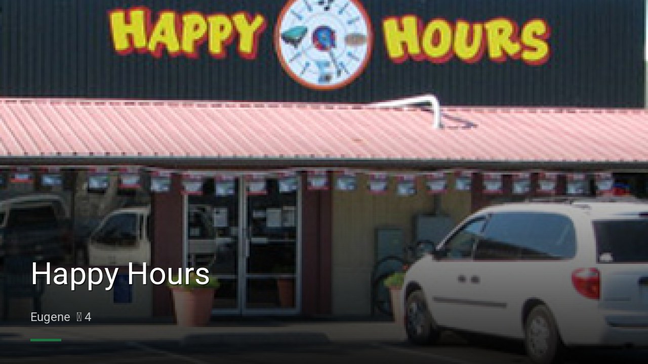 Happy Hours - Sports Bars in Eugene