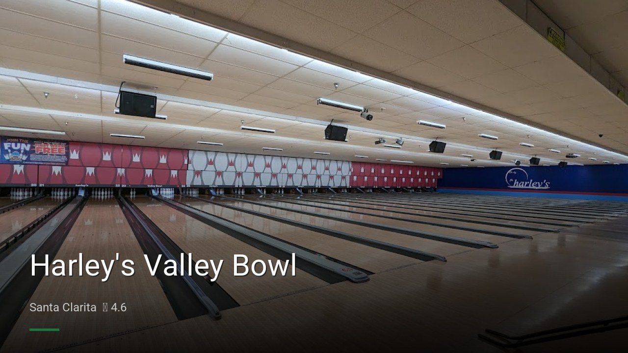 Harley's Valley Bowl - Sports Bars in Santa Clarita