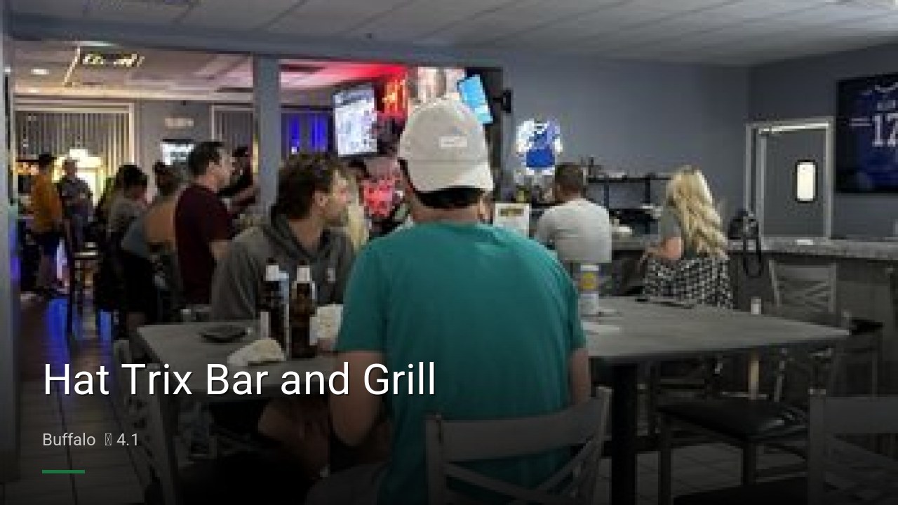 Hat Trix Bar and Grill - Sports Bars in Buffalo