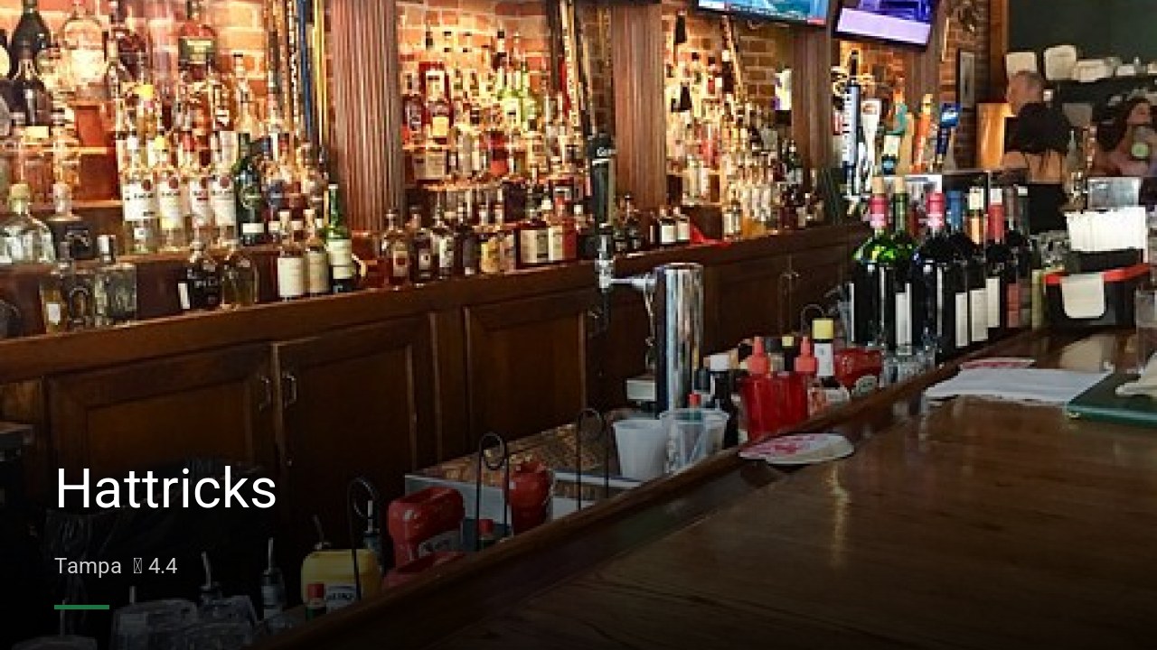 Hattricks - Sports Bars in Tampa