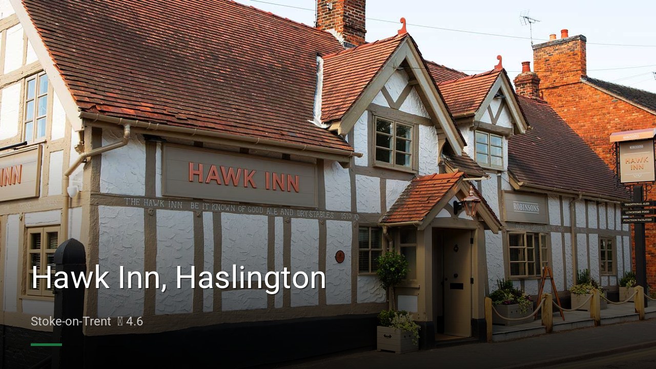 Hawk Inn, Haslington - Sports Bars in Stoke-on-Trent