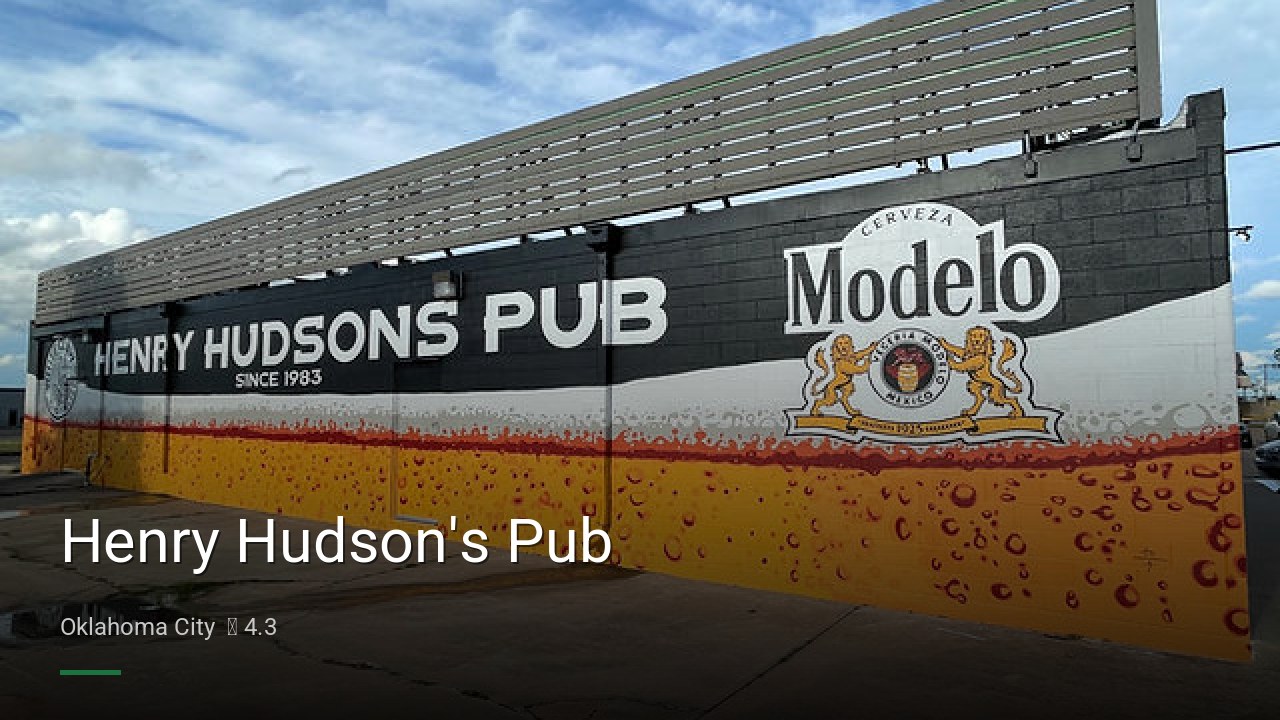Henry Hudson's Pub - Sports Bars in Oklahoma City