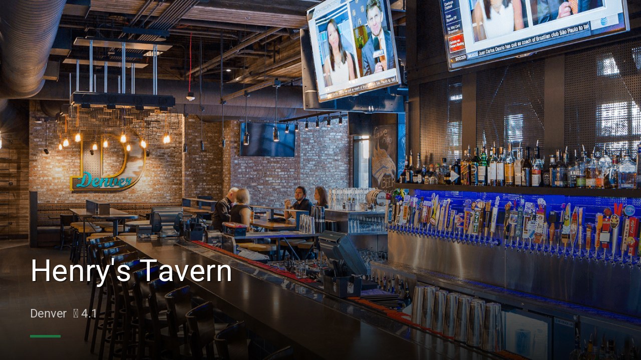 Henry's Tavern - Sports Bars in Denver