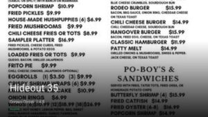 Hideout 35 — Sports bars in Corpus Christi