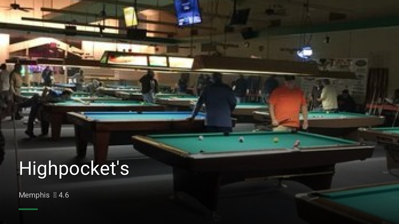 Highpocket's - Sports Bars in Memphis