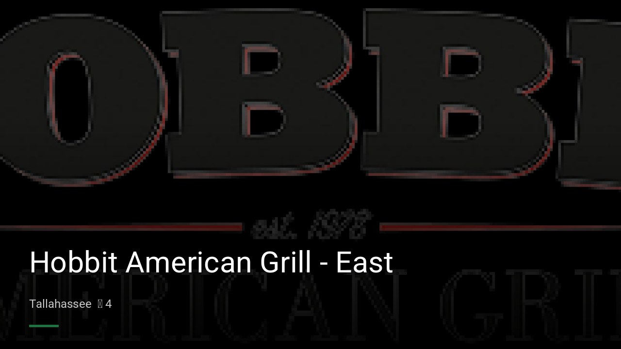 Hobbit American Grill - East - Sports Bars in Tallahassee