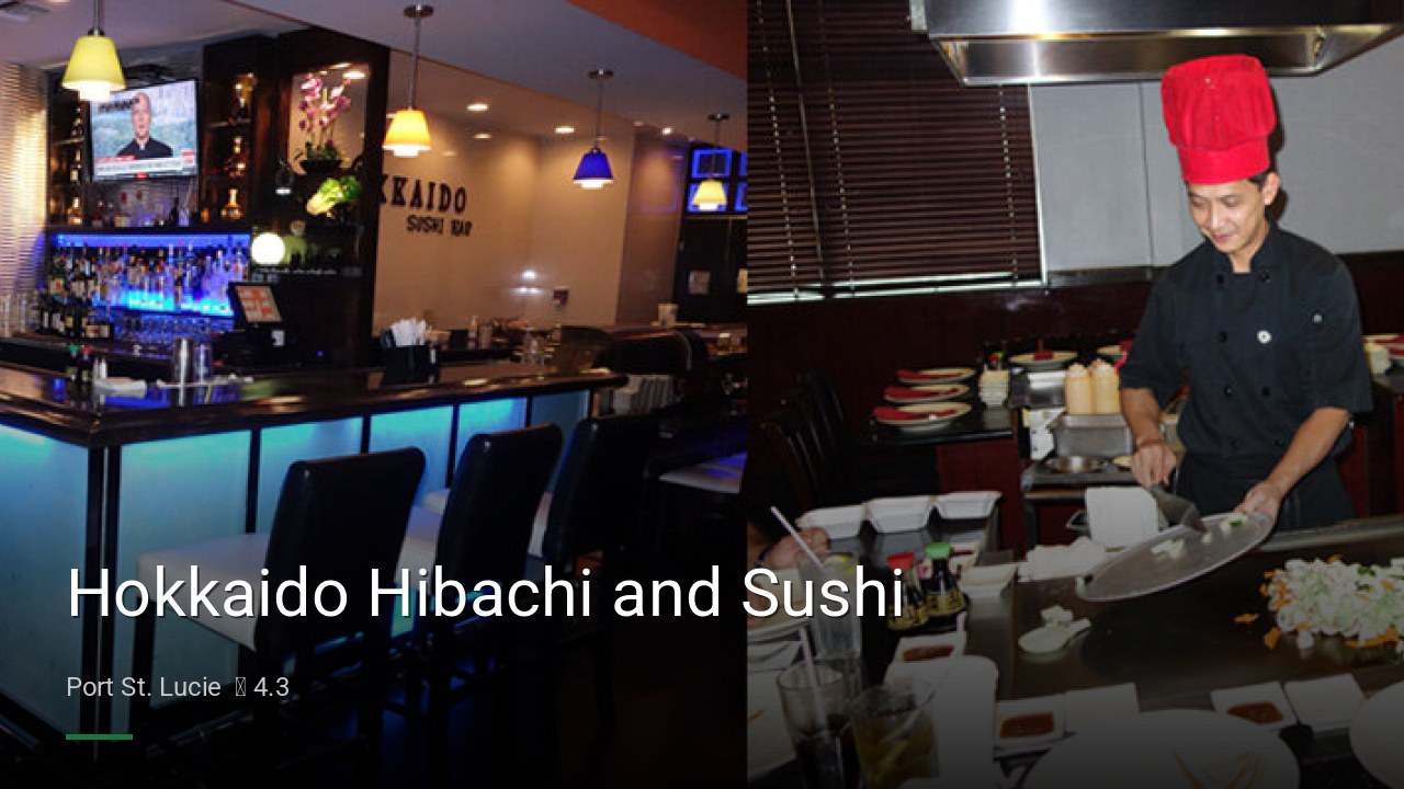 Hokkaido Hibachi and Sushi - Sports Bars in Port St. Lucie