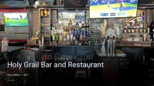 Holy Grail Bar and Restaurant — Sports bars in Worcester
