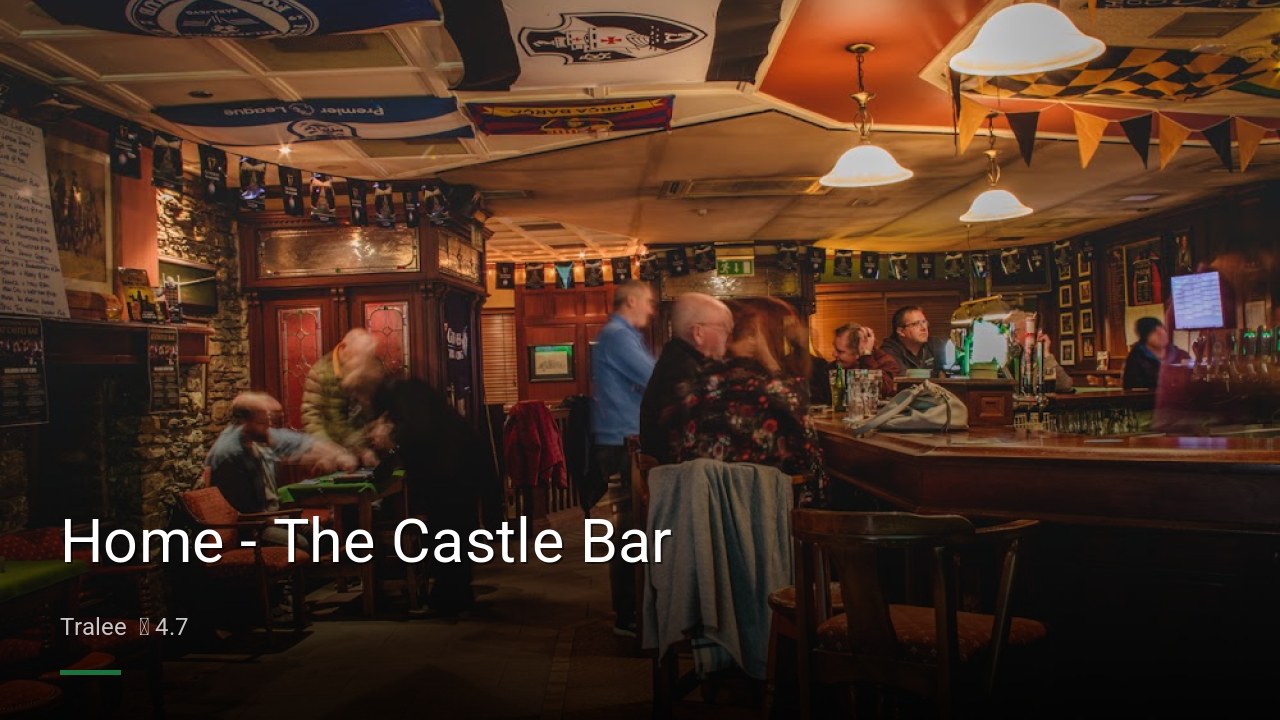 Home - The Castle Bar - Sports Bars in Tralee