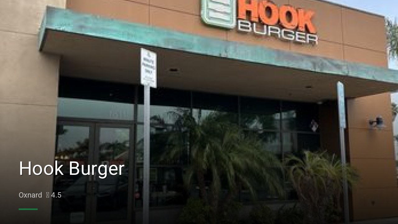 Hook Burger - Sports Bars in Oxnard