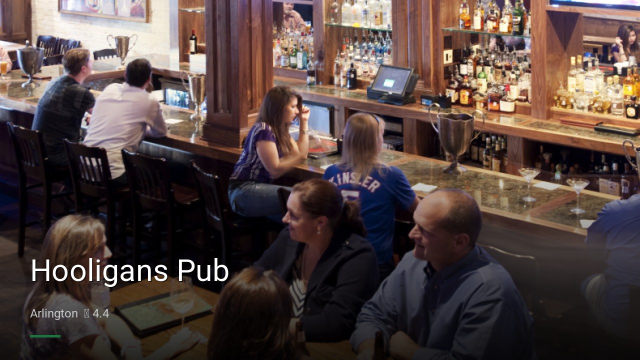 Hooligans Pub - Sports Bars in Arlington