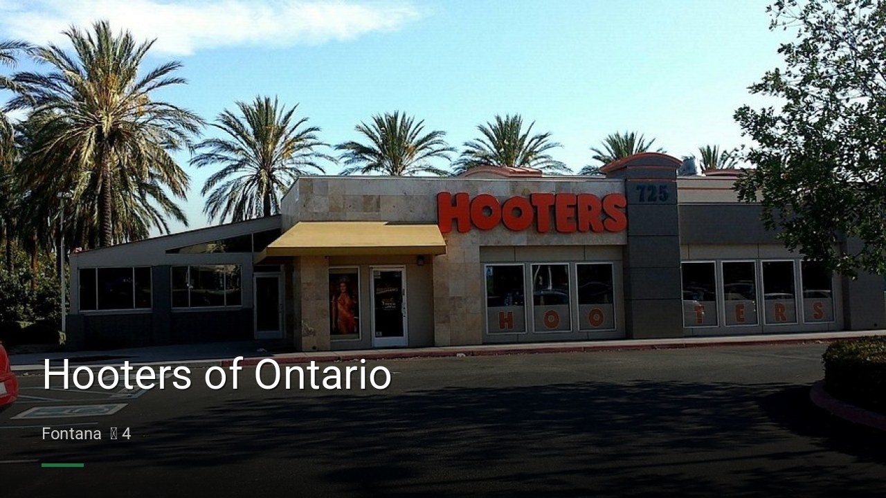Hooters of Ontario - Sports Bars in Fontana
