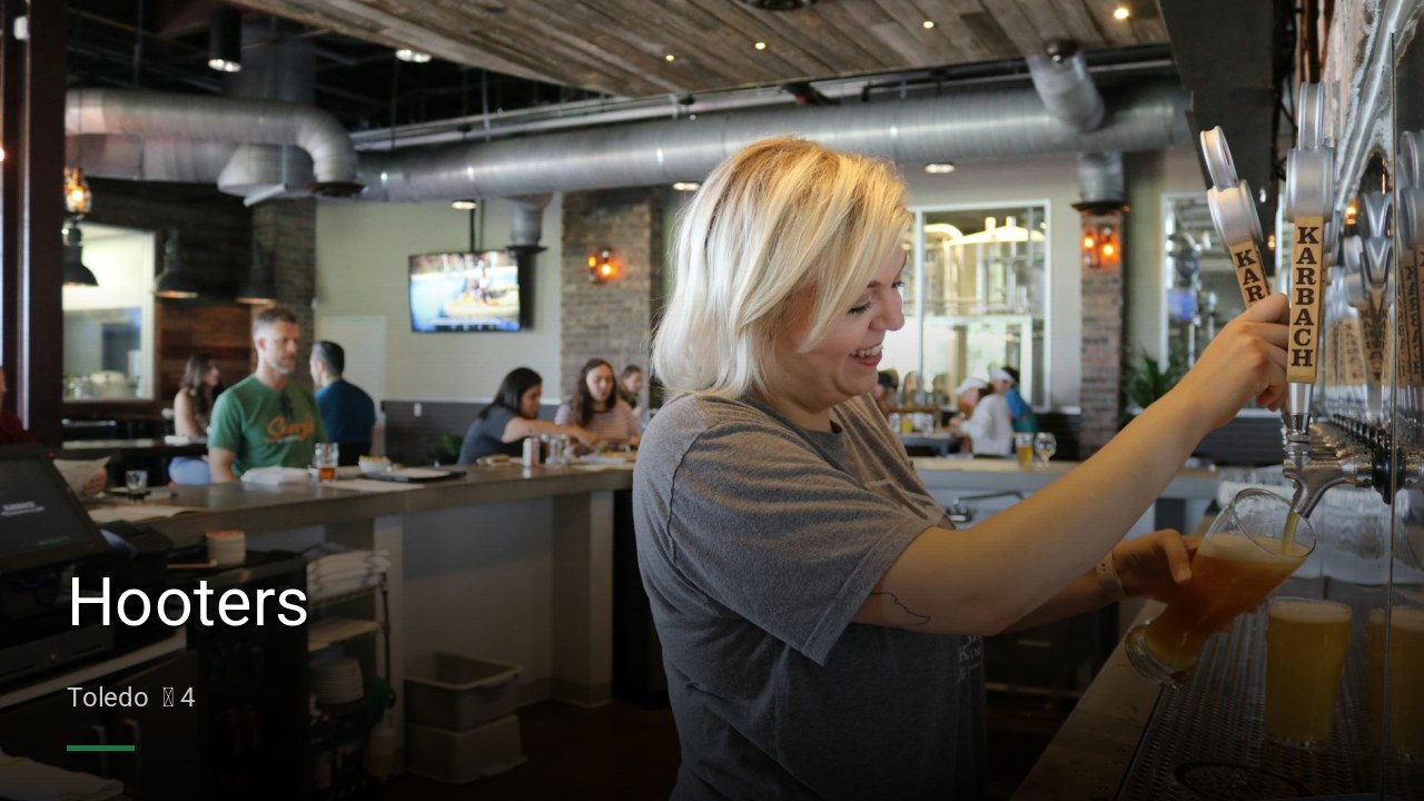 Hooters — Sports bars in Toledo