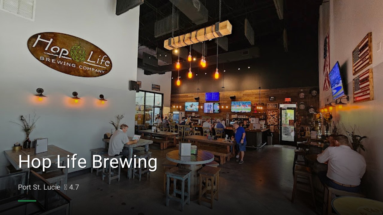 Hop Life Brewing - Sports Bars in Port St. Lucie