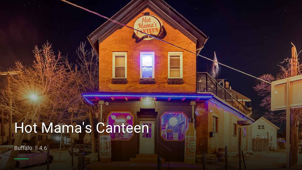 Hot Mama's Canteen - Sports Bars in Buffalo