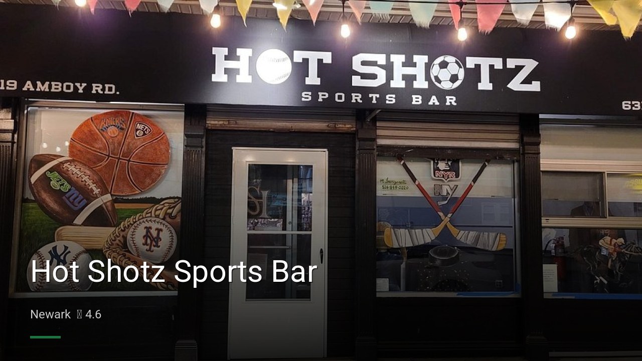 Hot Shotz Sports Bar - Sports Bars in Newark