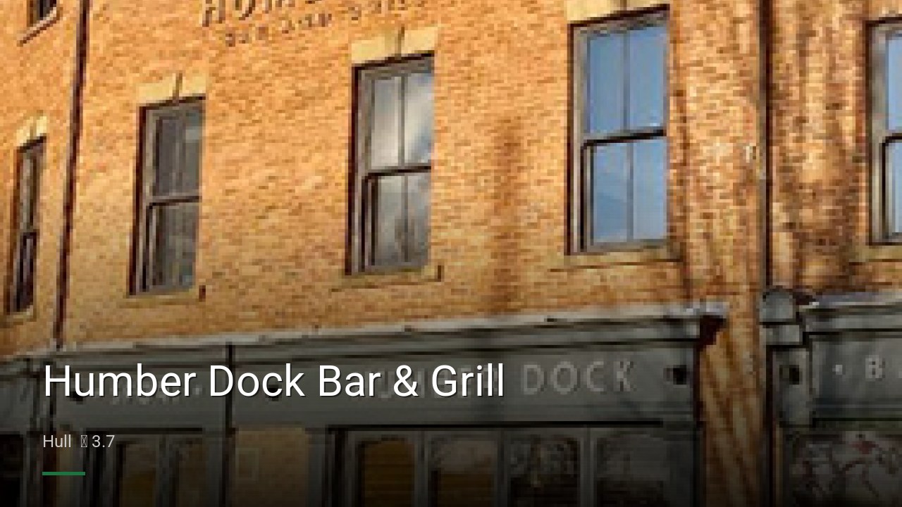 Humber Dock Bar & Grill - Sports Bars in Hull