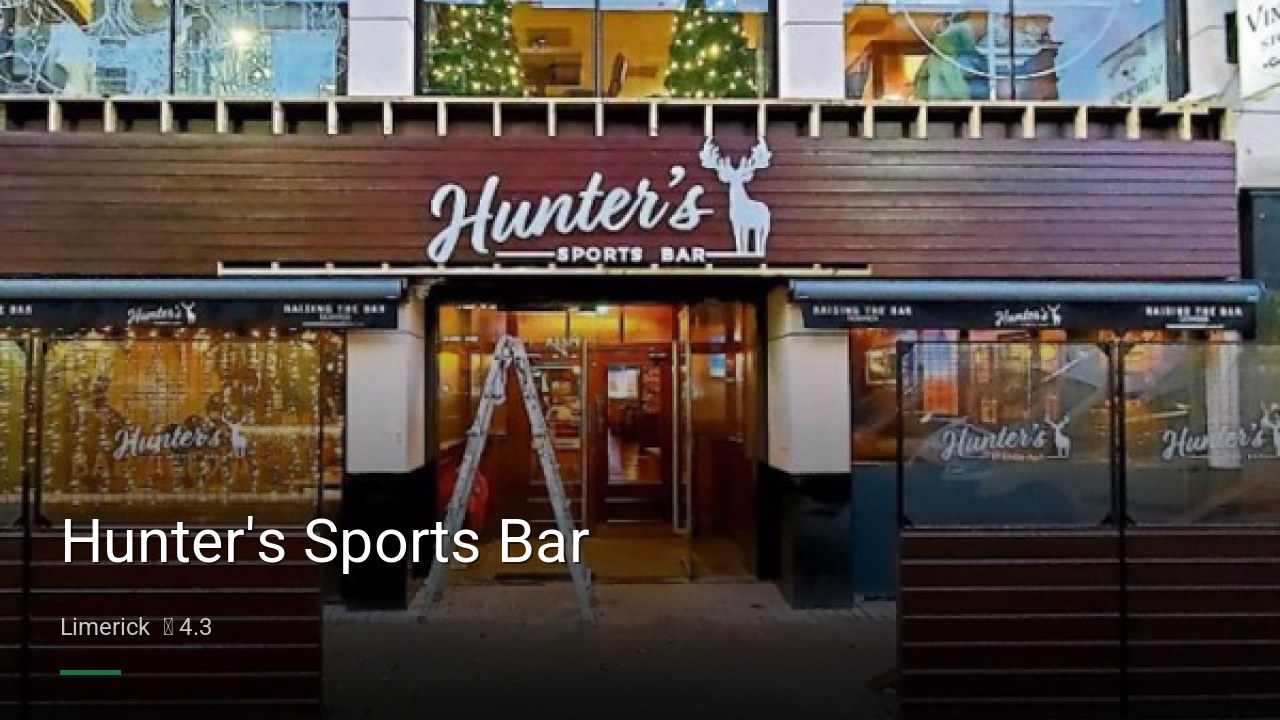 Hunter's Sports Bar - Sports Bars in Limerick