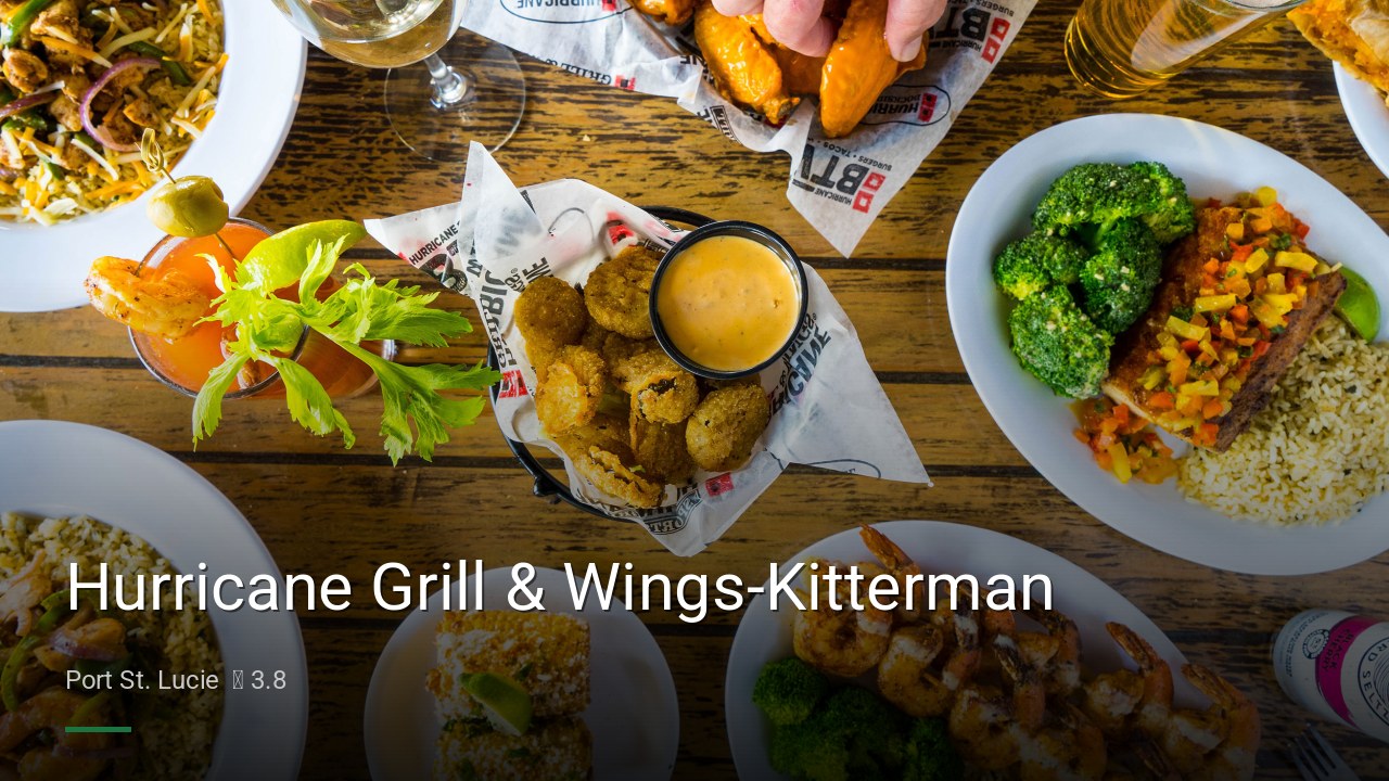 Hurricane Grill & Wings-Kitterman - Sports Bars in Port St. Lucie
