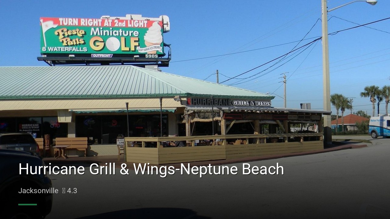 Hurricane Grill & Wings-Neptune Beach - Sports Bars in Jacksonville