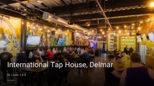 International Tap House, Delmar — Sports bars in St. Louis