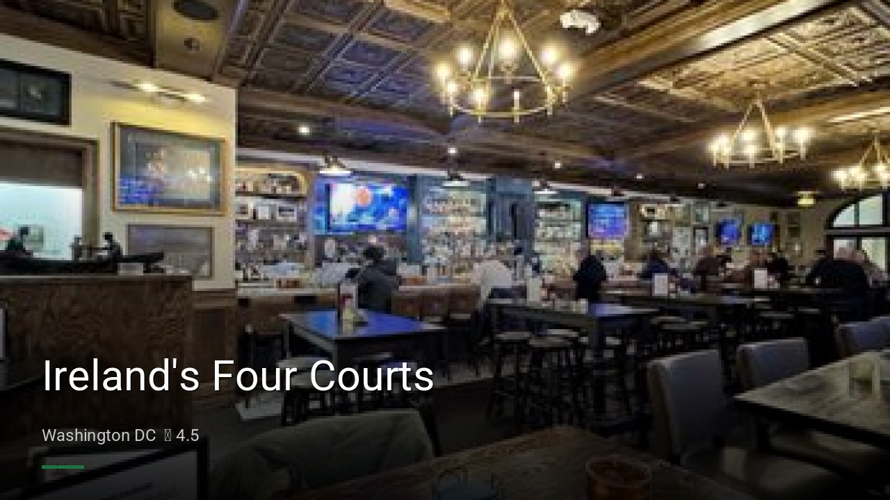 Ireland's Four Courts - Sports Bars in Washington DC