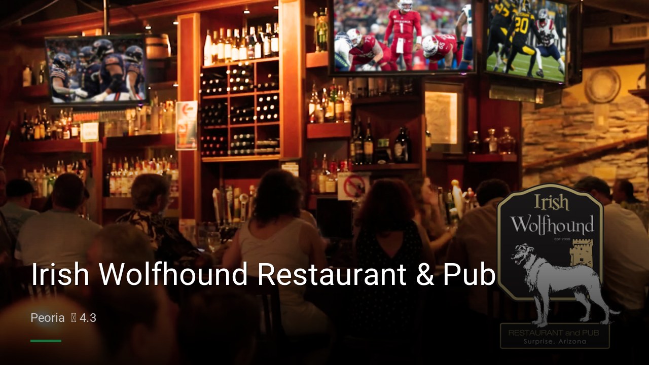 Irish Wolfhound Restaurant & Pub - Sports Bars in Peoria