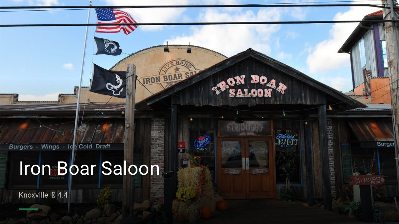 Iron Boar Saloon - Sports Bars in Knoxville