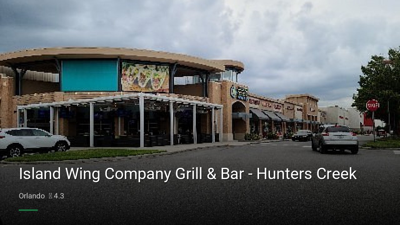 Island Wing Company Grill & Bar - Hunters Creek - Sports Bars in Orlando